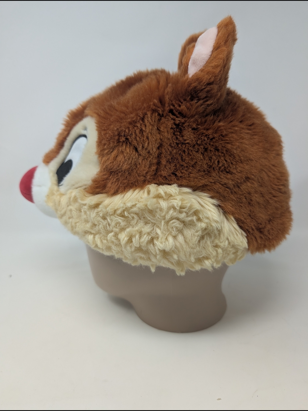 Vintage Disney Parks Chip & Dale DALE Plush Hat Brown Tan Chipmunks Adjustable - Picture 5 of 7